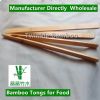 bamboo tongs for foods,bamboo toaster tong